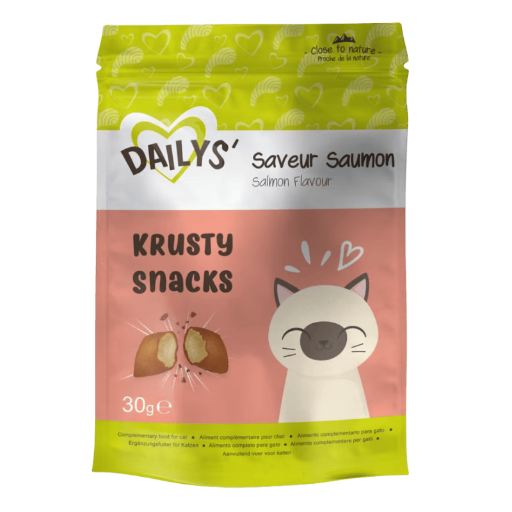 Dailys Krusty Snacks Friandises saveur Saumon – Image 2