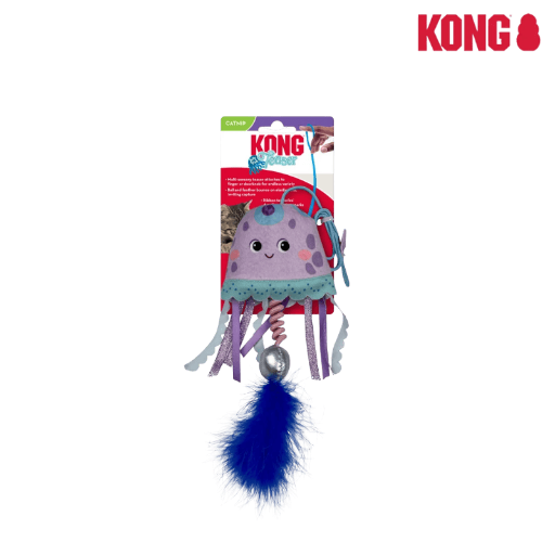 KONG Teaser Jelly Fish pour chat